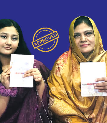 A K-12 family with an approved study permit