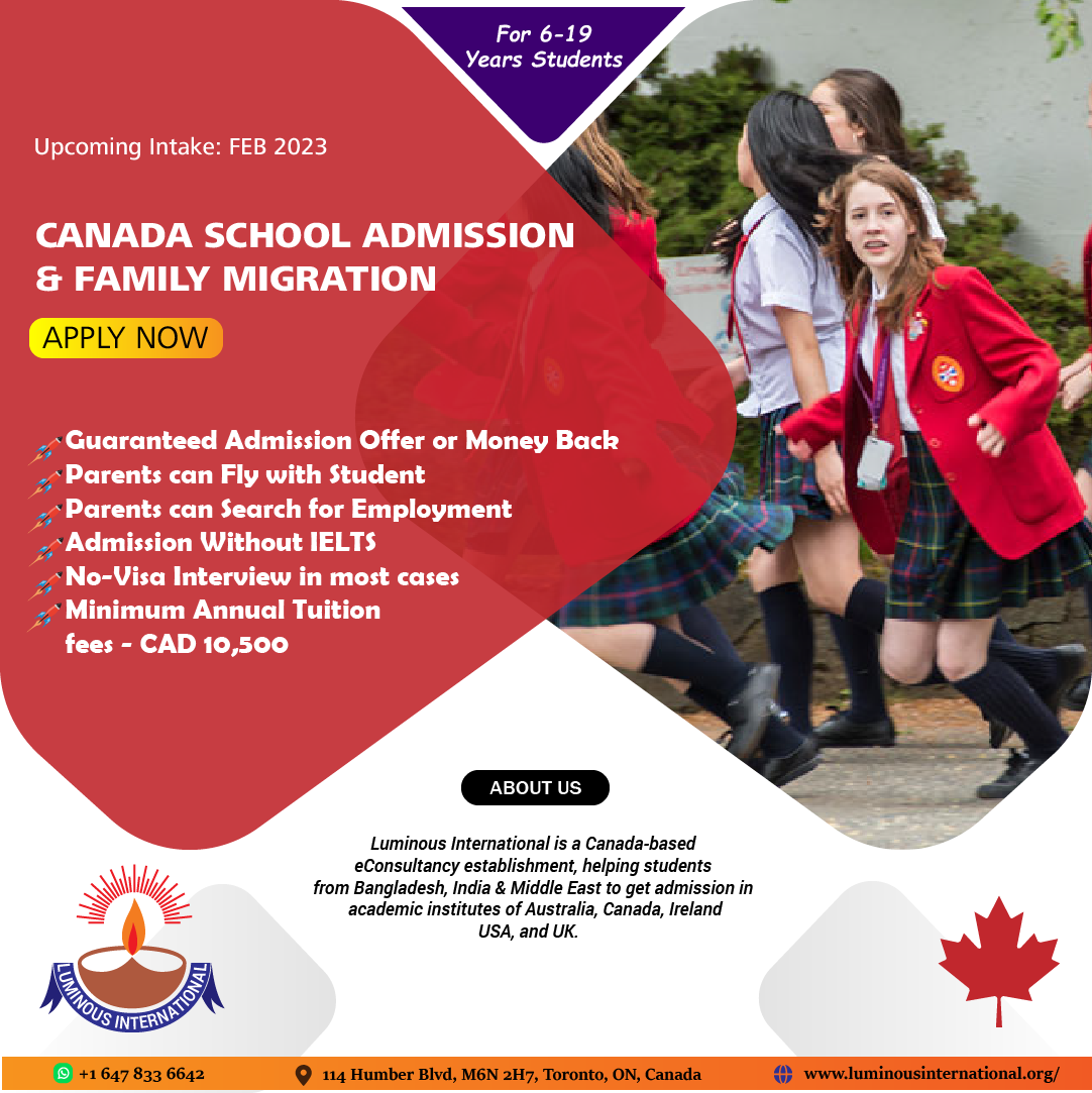 Canada Schooling Visa